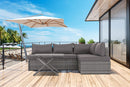 Patio Sofa With Cushions - Gray by Unique Piece Furniture