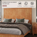 Platform Bed Frame With Tall Headboard by HouseOfZazla