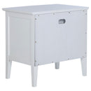 Talia - 1 Drawer Nightstand - White by HouseOfZazla