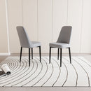 Modern Dining Chair With Cushions And Metal Legs by Unique Piece Furniture