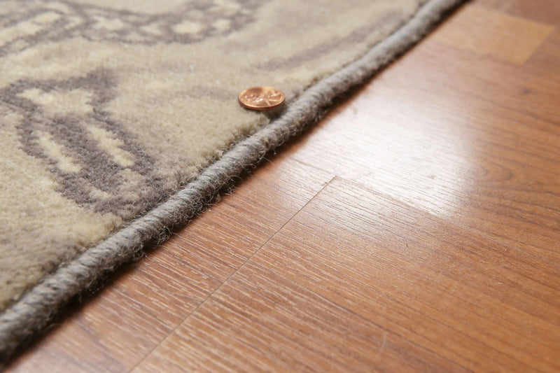 8' x 10' Modern 100% Wool Oriental Area rug 8x10 ft Gray