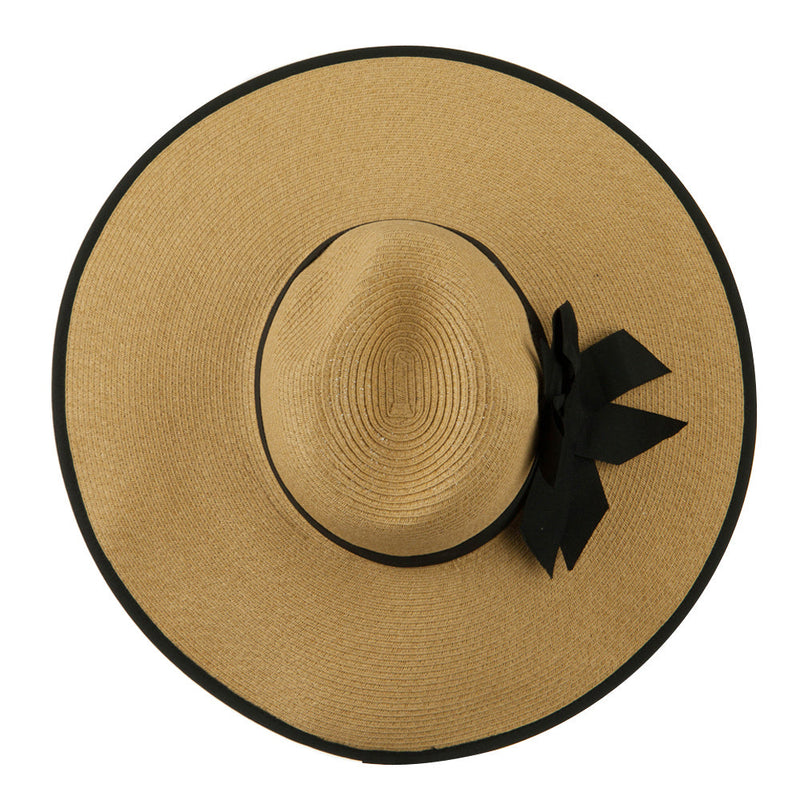 UPF 50+ Fedora Crown Paper Braid Hat