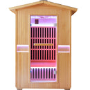 2000W Canadian Hemlock Double Outdoor Far Infrared Sauna