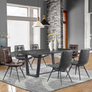 Tufted Back Dining Chairs (Set of 4) - Black by HouseOfZazla