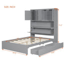 Platform Bed With USB, Storage Headboard & Drawers by Unique Piece Furniture