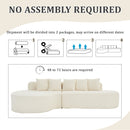 Boneless Couches for Living Room - White