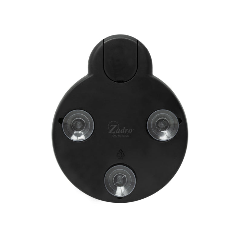 Lighted Compact Mirror with Magnification & Retractable Suction Cups