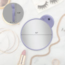 Lighted Compact Mirror with Magnification & Retractable Suction Cups