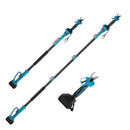 2-In-1 Electric Pruning Shear with Extension Pole 21V 4.0Ah Batteries Powered Cordless Pruner Reach 13FT High 0.98in Cutting Diameter for Tree Trimmin