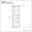 Amherst - 5 Shelf Bookcase, Handcrafted by Unique Piece Furniture