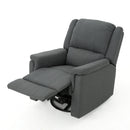 Glider Recliner With Swivel, Manual Reclining Chair by HouseOfZazla