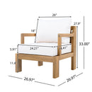 Outdoor Acacia Patio Chair (Set of 2) by HouseOfZazla