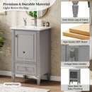 Retro Bathroom Vanity With Sink by HouseOfZazla