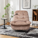 Modern Swivel Gliding Recliner Chair With Rocking Function And Phone Holder, Large Comfortable by HouseOfZazla