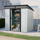 Outdoor Metal Storage Shed And Transparent Plate For Garden, Lawn by HouseOfZazla