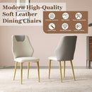 Dining Chairs (Set of 2) - Beige / Gray by Unique Piece Furniture