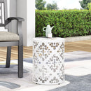 Outdoor Metal Modern Design End Table by HouseOfZazla
