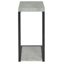 Snack Table With Industrial Base