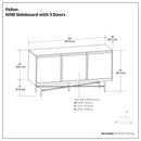 Fallon - Sideboard Buffet - Natural by HouseOfZazla