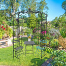 Metal Garden Arch Iron Garden Arbors Gazebo Dia High Birdcage Shape Pergola Pavilion For Wedding Ceremony by HouseOfZazla