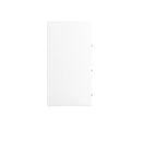 White Glass Door Shoe Storage Cabinet with RGB LED Light by HouseOfZazla