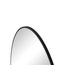 39" Wall Mounted Black Circular Mirror, for Bathroom, Living Room, Bedroom Wall Decor