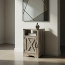 Farmhouse Nightstand, Charging Station & Storage by HouseOfZazla