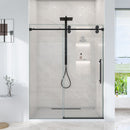 56-60"W x 72"H Frameless Single Sliding Shower Door by HouseOfZazla