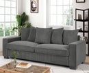 Luxe Sofa With 5 Matching Toss Pillows, Sleek Design, Spacious And Comfortable 3 Seater Couch by HouseOfZazla