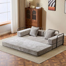 Convertible Floor Sofa Bed With Pillow Back Support Armrest by HouseOfZazla