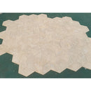 Hexagon Natural Marble Polished Tile For Wall And Floor (Set of 12) by HouseOfZazla