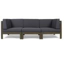 Oana 3 Piece Sofa Set With Water Resistant Cushions