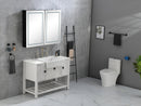 24" L x 19" W with White Sink Vanity Sinks Farmhouse/Apron Front