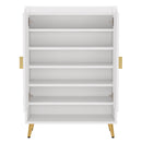 Shoe Cabinet With Doors, 7 Tier Storage Organizer