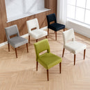 Accent Chairs Set of 2, Boucle Chairs with Solid Woood, Upholstered Dining Chairs for Living Room, Kitchen, Bedroom, Beauty Room,Dining room-Cream