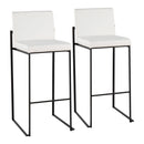 Fuji - Contemporary High Back Barstool Elegant Design by HouseOfZazla