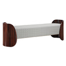 Jamonica - Bench - Gray & Dark Brown by Unique Piece Furniture