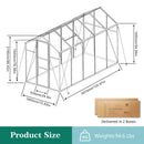Gain Height Windproof Greenhouse With Raised Base by HouseOfZazla