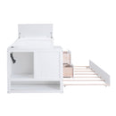 Daybed With Storage Arms, Trundle And Charging Station by HouseOfZazla
