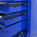 Rolling Metal Tool Chest With Drawers, Steel Storage Cabinet With Ball Bearing Slides by HouseOfZazla