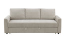 Leira Beige Linen Pull Out Sleeper