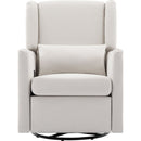 29.5'' Wide Wingback Swivel Rocker Recliner Chair, Glider Rocker Recliner, Rocking Chair Nursery for Living Room Bedroom Apartment,Linen,Beige