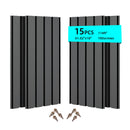 Heavy Duty Metal Roof Panels – 61IN Length, 15PCS Set