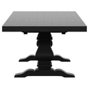 Extension Dining Table Set With Expandable Table With Upholstered Wingback Chairs