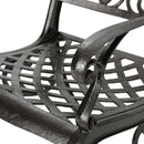 Ravenna 6-Person Metal Patio Dining Set with Rectangular Table by HouseOfZazla
