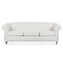 Rolled Arm Chesterfield 3 Seater Sofa by Unique Piece Furniture