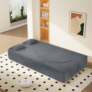 Modern Floor Sofa With 2 Pillows, Twin Size For Living Room by HouseOfZazla