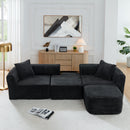 114" Cloud Sectional Couch with L-Shape Chaise