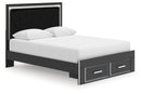 Zuraleus - Upholstered Panel Platform Storage Bed by Unique Piece Furniture
