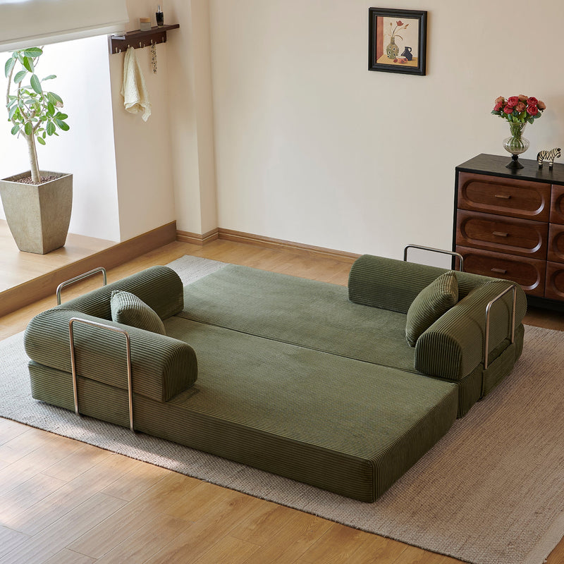 78.8" Compression Sofa - Convertible Floor Sofa Bed, photo 6 of 10